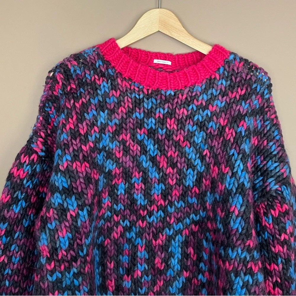 {MOTHER} The Bell Sleeve Jumper Sweater Alpaca and Wool Blend in Chunk of Chain - Picture 4 of 16